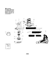 Housing  /  Motor parts for Weedeater Leaf Blower 2595 from AppliancePartsPros.com