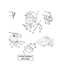 Engine parts for Weedeater Riding Mower Tractor 259723 from AppliancePartsPros.com