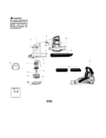Housing  /  Motor parts for Weedeater Leaf Blower 2695 from AppliancePartsPros.com