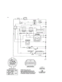Schematic Diagram parts for Weedeater Riding Mower Tractor 28600 from AppliancePartsPros.com