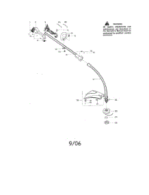 Driveshaft  /  Handle  /  Shield parts for Weedeater Grass Line Trimmer 31WG from AppliancePartsPros.com