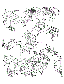 Chassis And Enclosures parts for Weedeater Riding Mower Tractor 440501 from AppliancePartsPros.com