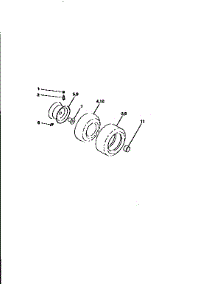 Wheels And Tires parts for Weedeater Riding Mower Tractor 440501 from AppliancePartsPros.com