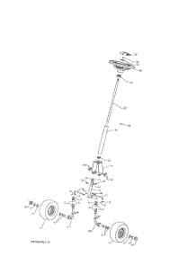 Steering parts for Weedeater Riding Mower Tractor 91728600 from AppliancePartsPros.com