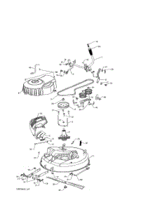 Mower Deck parts for Weedeater Riding Mower Tractor 91728600 from AppliancePartsPros.com