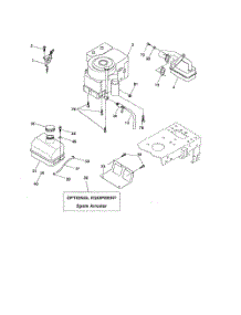 Engine parts for Weedeater Riding Mower Tractor 96016000100 from AppliancePartsPros.com