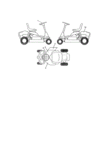 Decals parts for Weedeater Riding Mower Tractor 96024000100 from AppliancePartsPros.com