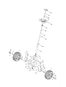 Steering parts for Weedeater Riding Mower Tractor 96026000100 from AppliancePartsPros.com