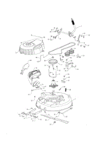 Mower Deck parts for Weedeater Riding Mower Tractor 96026000201 from AppliancePartsPros.com