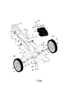 Engine  /  Control Bar  /  Wheels parts for Weedeater Grass Line Trimmer 96176000100 from AppliancePartsPros.com
