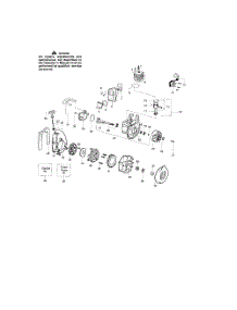 Cylinder  /  Crankshaft  /  Crankcase parts for Weedeater Leaf Blower B1750 from AppliancePartsPros.com