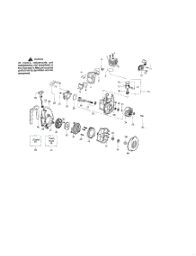 Cylinder  /  Crankshaft  /  Crankcase parts for Weedeater Leaf Blower B1750LE from AppliancePartsPros.com