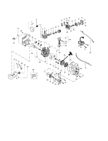 Crankshaft  /  Crankcase parts for Weedeater Grass Line Trimmer BC2400-TYPE 5 from AppliancePartsPros.com