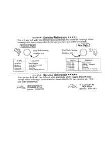 Service Reference parts for Weedeater Grass Line Trimmer BC2400-TYPE 5 from AppliancePartsPros.com