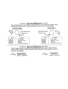 Service Reference parts for Weedeater Grass Line Trimmer BC2400-TYPE 6 from AppliancePartsPros.com