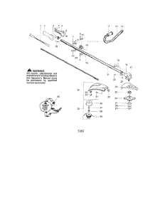 Driveshaft  /  Shield parts for Weedeater Grass Line Trimmer BC2500LE TYPE 1 from AppliancePartsPros.com