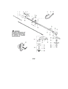 Driveshaft  /  Shield parts for Weedeater Grass Line Trimmer BC2500LE TYPE 2 from AppliancePartsPros.com