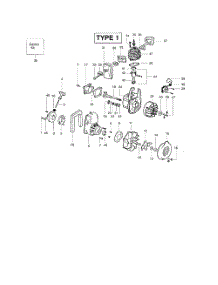 Cylinder  /  Crankcase  /  Crankshaft parts for Weedeater Leaf Blower BV1650-TYPE 1 from AppliancePartsPros.com