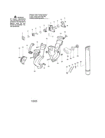 Housing  /  Tube  /  Fuel Tank parts for Weedeater Leaf Blower BV1850 TYPE 2 from AppliancePartsPros.com