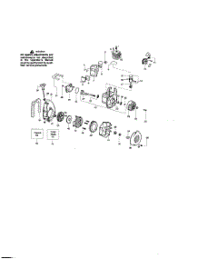Cylinder  /  Crankshaft  /  Crankcase parts for Weedeater Leaf Blower BV1850LE TYPE 2 from AppliancePartsPros.com