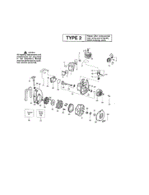 Cylinder  /  Crankcase  /  Crankshaft parts for Weedeater Leaf Blower BV200 TYPE 2 from AppliancePartsPros.com