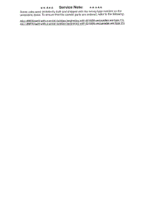 Service Note parts for Weedeater Leaf Blower BV200 TYPE 2 (RECON) from AppliancePartsPros.com