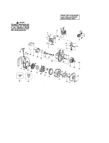 Cylinder  /  Crankshaft  /  Crankcase parts for Weedeater Leaf Blower BV2000 TYPE 2 from AppliancePartsPros.com