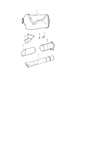 Vacuum Bag  /  Tubes parts for Weedeater Leaf Blower BV2000LE TYPE 2 from AppliancePartsPros.com