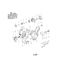 Housing  /  Handle parts for Weedeater Leaf Blower BV2000LE TYPE 3 from AppliancePartsPros.com