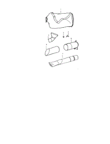 Vacuum Bag  /  Tubes parts for Weedeater Leaf Blower BV2000LE TYPE 3 from AppliancePartsPros.com