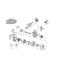 Cylinder  /  Crankshaft  /  Crankcase parts for Weedeater Leaf Blower BV2000LE TYPE 4 from AppliancePartsPros.com
