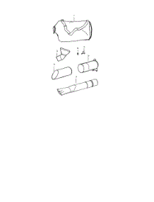 Vacuum Bag  /  Tubes parts for Weedeater Leaf Blower BV2000LE TYPE 4 from AppliancePartsPros.com