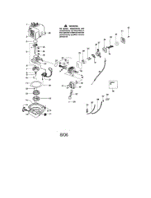 Cylinder  /  Crankshaft  /  Crankcase parts for Weedeater Hedge Trimmer DAHT22 from AppliancePartsPros.com