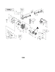 Crankcase  /  Crankshaft parts for Weedeater Grass Line Trimmer FEATHERLITE SST 25HO-TYPE 1 from AppliancePartsPros.com
