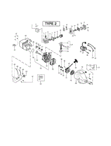 Crankcase  /  Crankshaft parts for Weedeater Grass Line Trimmer FEATHERLITE SST 25HO-TYPE 2 from AppliancePartsPros.com