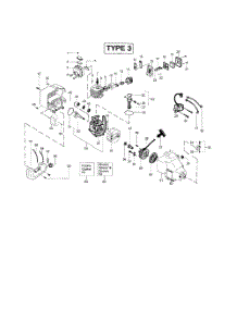 Cylinder  /  Crankcase  /  Crankshaft parts for Weedeater Grass Line Trimmer FEATHERLITE SST LE TYPE 3 from AppliancePartsPros.com