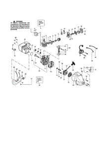 Cylinder  /  Fuel Tank  /  Ignition Module parts for Weedeater Grass Line Trimmer FEATHERLITE SST PLUS TYPE 1 from AppliancePartsPros.com