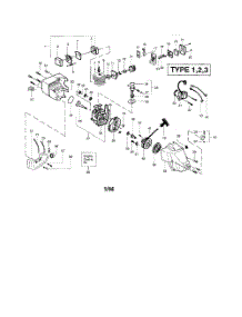 Crankcase  /  Crankshaft  /  Cylinder parts for Weedeater Grass Line Trimmer FEATHERLITE TYPE 1-3 from AppliancePartsPros.com