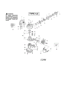 Shroud  /  Cylinder  /  Crandshaft parts for Weedeater Leaf Blower FL1500 TYPE 4-5 from AppliancePartsPros.com