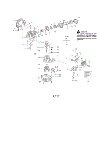 Crankcase  /  Crankshaft  /  Cylinder parts for Weedeater Leaf Blower FL1500LE TYPE 2,3 from AppliancePartsPros.com