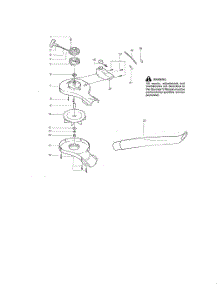 Impeller  /  Tube  /  Fuel Tank parts for Weedeater Leaf Blower FL1500LE TYPE 4 from AppliancePartsPros.com