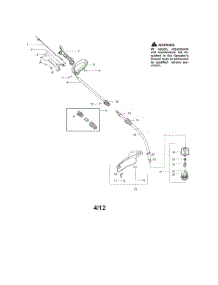 Drive Shaft  /  Shield  /  Handle parts for Weedeater Grass Line Trimmer FL20C TYPE 5 from AppliancePartsPros.com