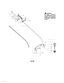 Drive Shaft  /  Handle  /  Shield parts for Weedeater Grass Line Trimmer FL23 from AppliancePartsPros.com