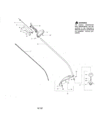 Drive Shaft  /  Handle  /  Shield parts for Weedeater Grass Line Trimmer FL26 TYPE 2 from AppliancePartsPros.com