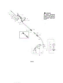 Handle  /  Shaft  /  Shield parts for Weedeater Grass Line Trimmer FL26C from AppliancePartsPros.com