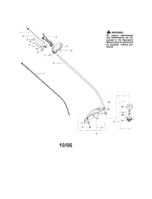 Driveshaft  /  Handle  /  Shield parts for Weedeater Grass Line Trimmer FX26 from AppliancePartsPros.com