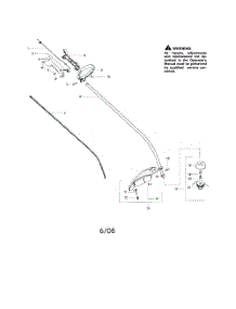 Driveshaft  /  Handle  /  Shield parts for Weedeater Grass Line Trimmer FX26 TYPE 2 from AppliancePartsPros.com