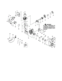 Fuel Tank  /  Crankshaft  /  Crankcase parts for Weedeater Grass Line Trimmer FX26S TYPE 1 from AppliancePartsPros.com