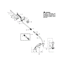 Drive Shaft  /  Handle  /  Shield parts for Weedeater Grass Line Trimmer FX26SC TYPE 4 from AppliancePartsPros.com