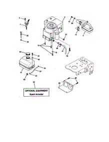 Engine parts for Weedeater Riding Mower Tractor GE1138 (SN1138A) from AppliancePartsPros.com